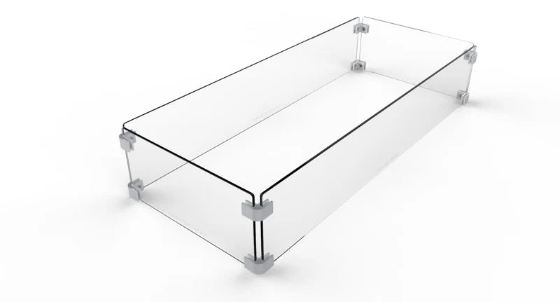 Glass Wind Guard For Moderne 35x21x6 (GWS-3521)