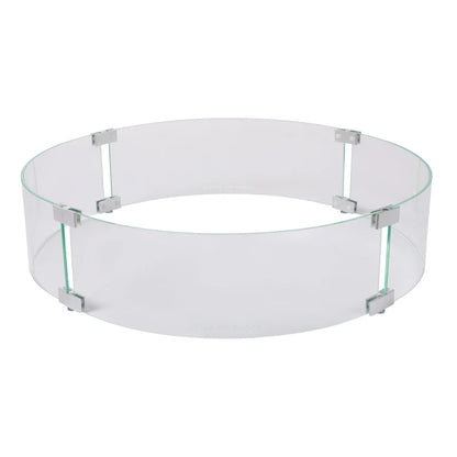 Glass Wind Guard for Shangri-la & Genesis - 25" Round (GWS-25R)
