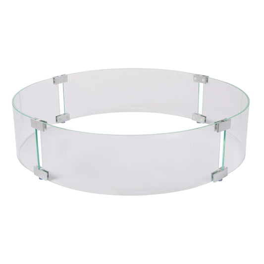 Glass Wind Guard For Infinity, Tao & Avalon- 30" Round (GWS-30R)