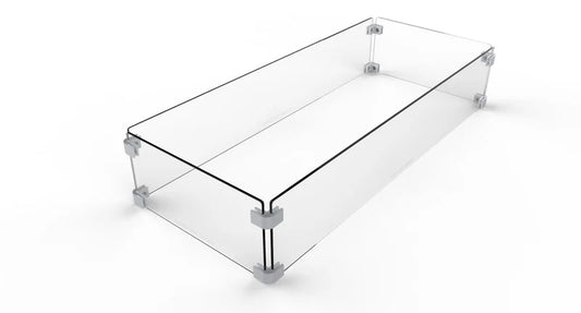 Glass Wind Guard For Moderne 35x21x6 (GWS-3521)